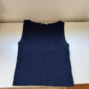 Abercrombie & Fitch Navy Tank Top